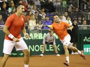 Serbia lost to Argentina 0-3 in the 2015 Davis Cup quarter-finals. Photo: Sergio Llamera.